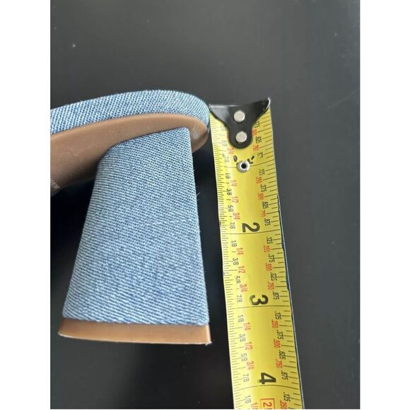 Gianni bini Chic Denim Block Heel Mules - Versatile Summer‎ Sandals - Picture 6 of 7